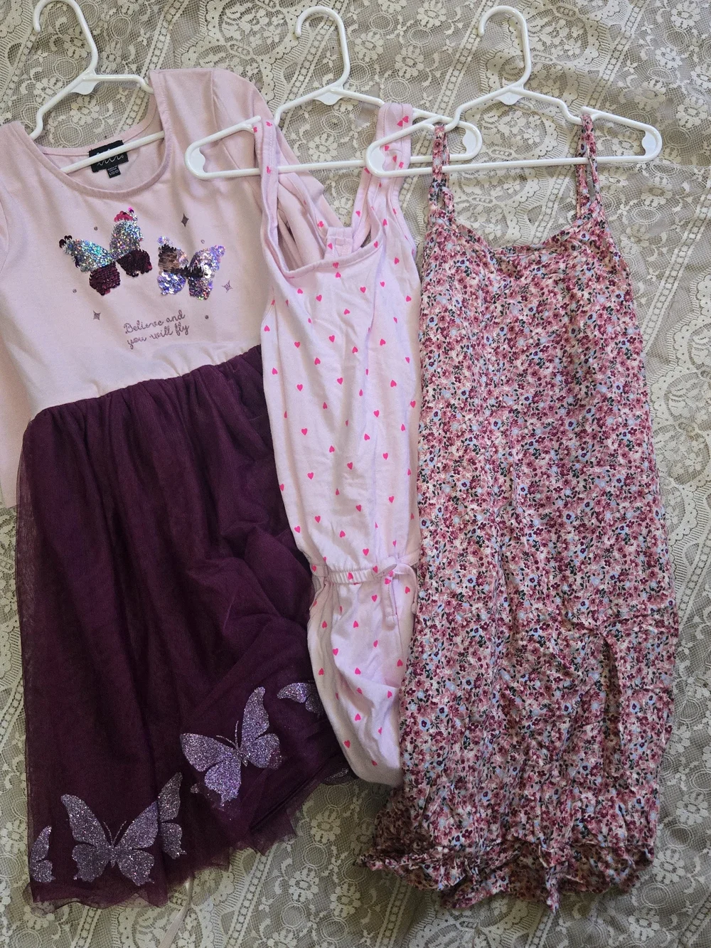 Girls dresses & romper Floral Polka Dot Butterfly 10/12